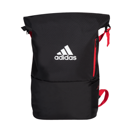 Mochila Adidas Multigame Negro Rojo...
