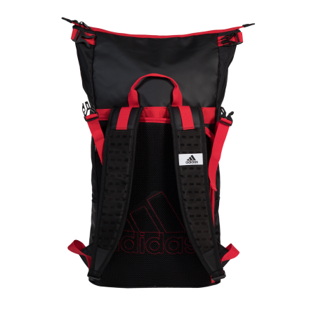 Mochila Adidas Multigame Negro Rojo...