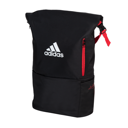 Mochila Adidas Multigame Negro Rojo...